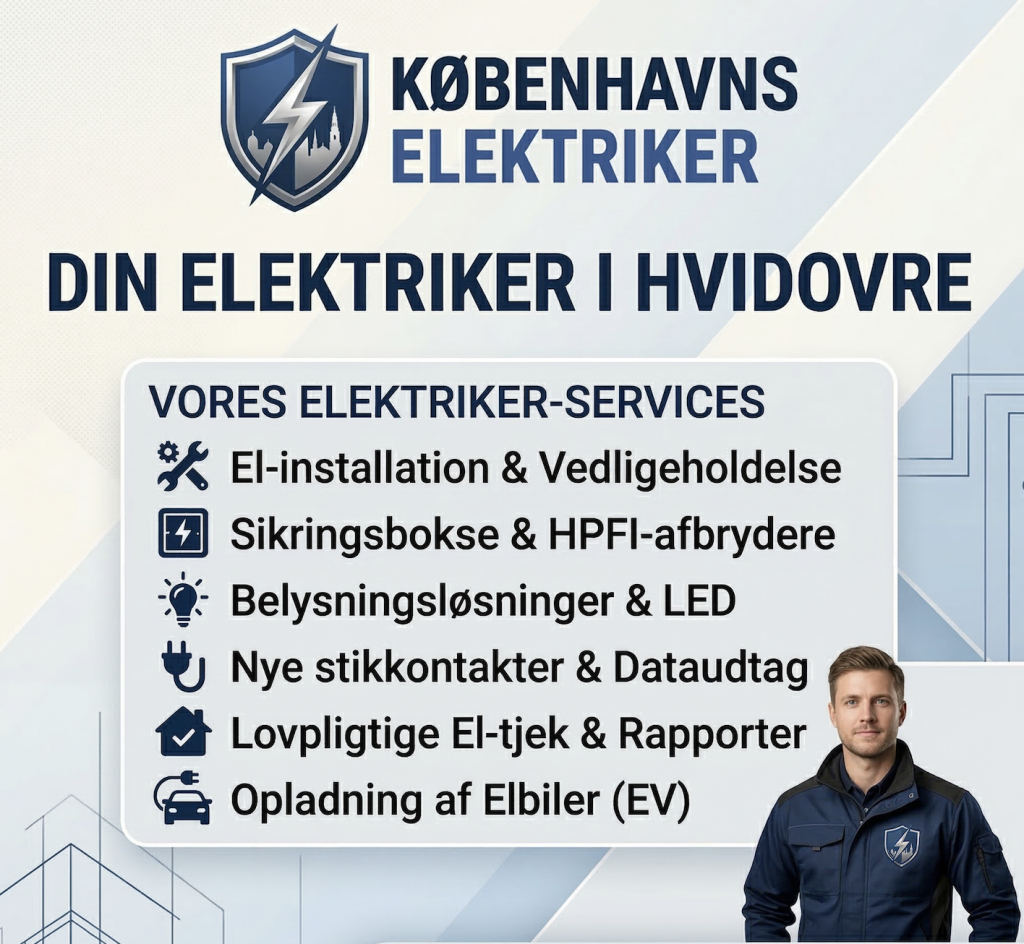 Elektriker i Hvidovre og københavn